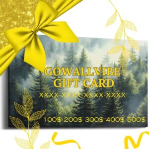GoWallVibe digital gift card for wall art and canvas prints