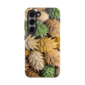 Pinecone pattern phone tough case for iphone and samsung